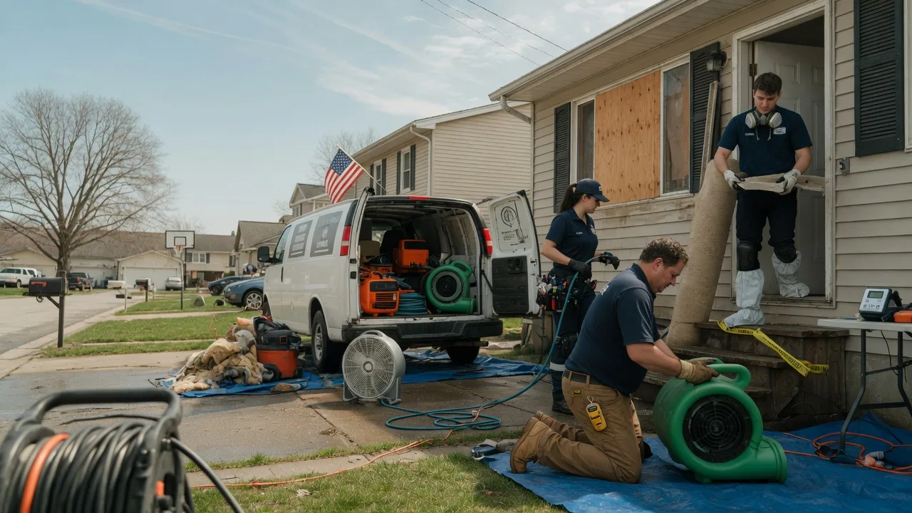 Water Damage Restoration in Great Bend, KS near me